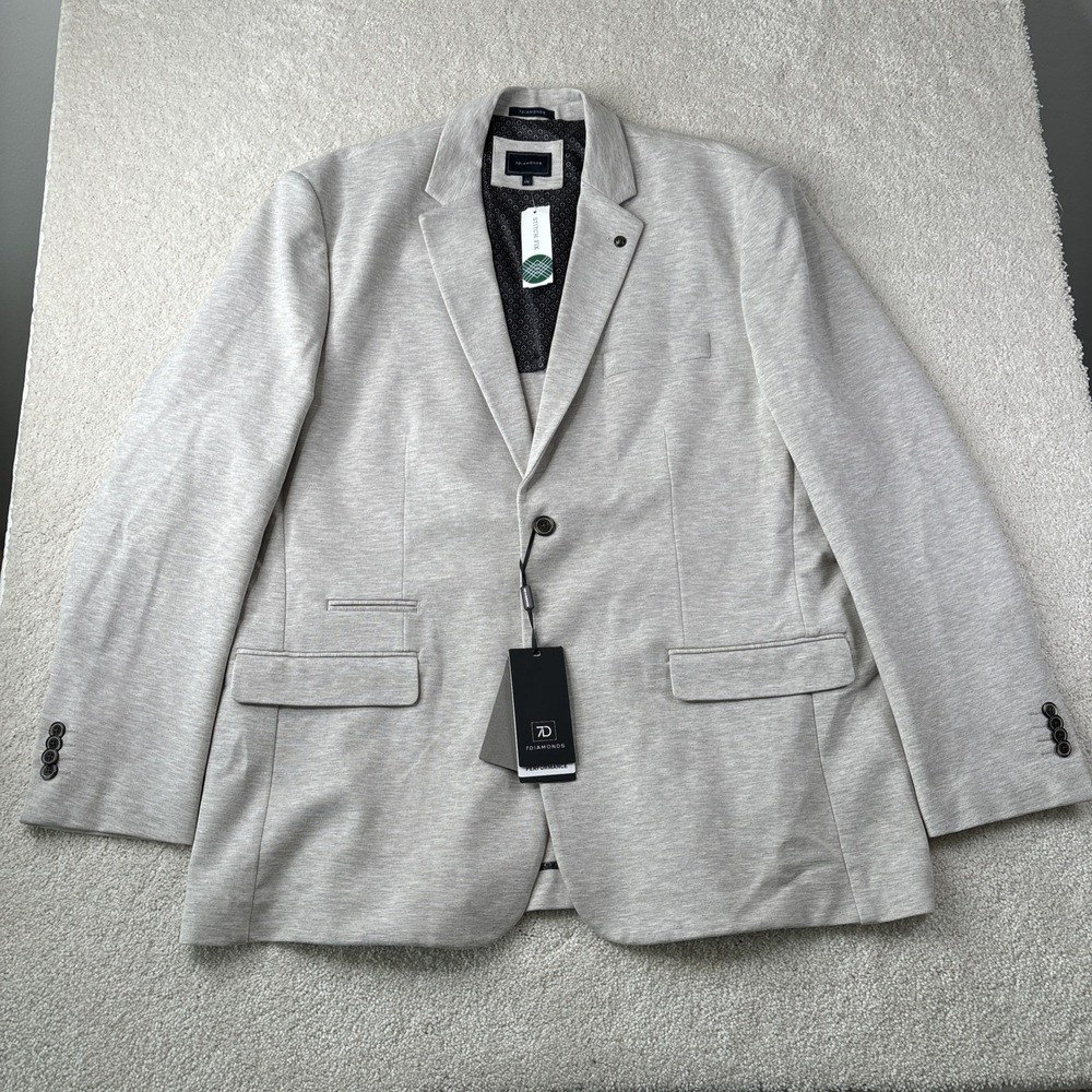 7Diamonds Kent Blazer Men's 3XL Khaki Sport Coat Jacket 7 Diamonds NWT